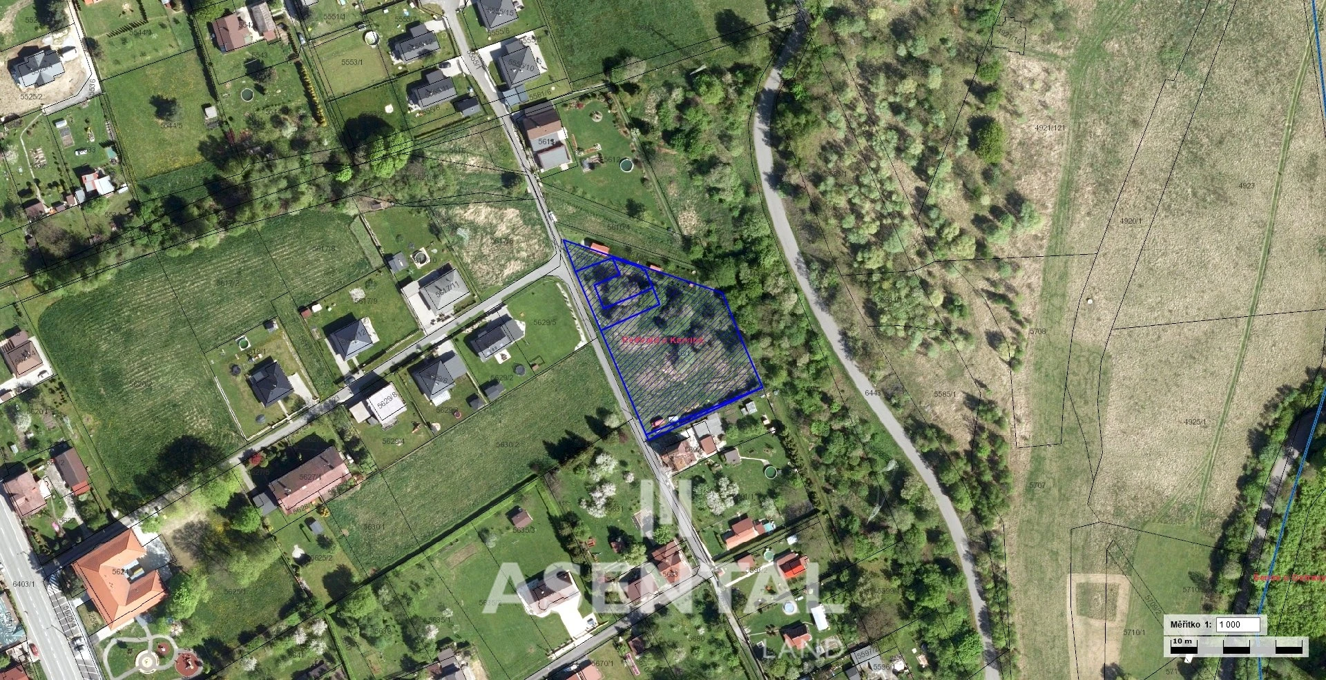 Prodej souboru pozemků o výměře 2 973 m² v k.ú. Petřvald u Karviné