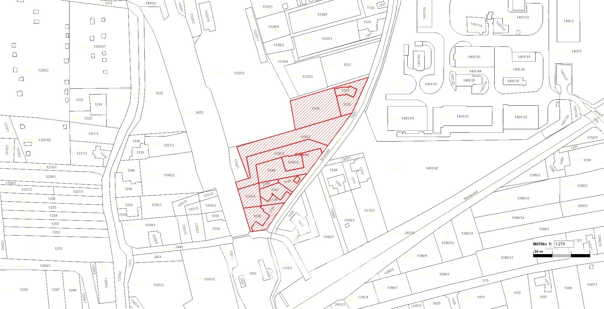 Prodej pozemků 9 188 m² Darkov