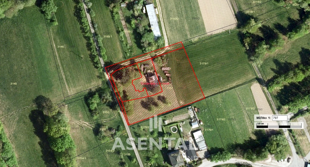 Prodej pozemků, 3 945 m² Doubrava u Orlové