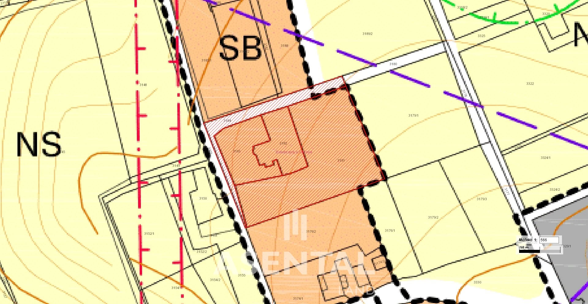 Prodej pozemků, 3 945 m² Doubrava u Orlové