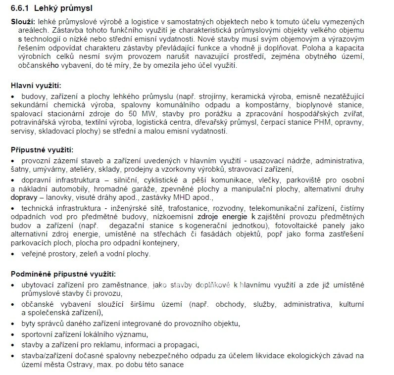 Prodej pozemku o výměře 917 m² v k.ú. Vítkovice v lehkém průmyslu