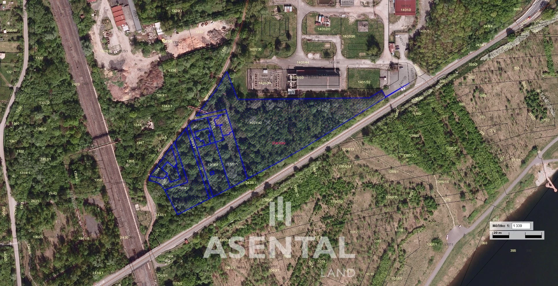 Prodej pozemků 19 552 m² Darkov