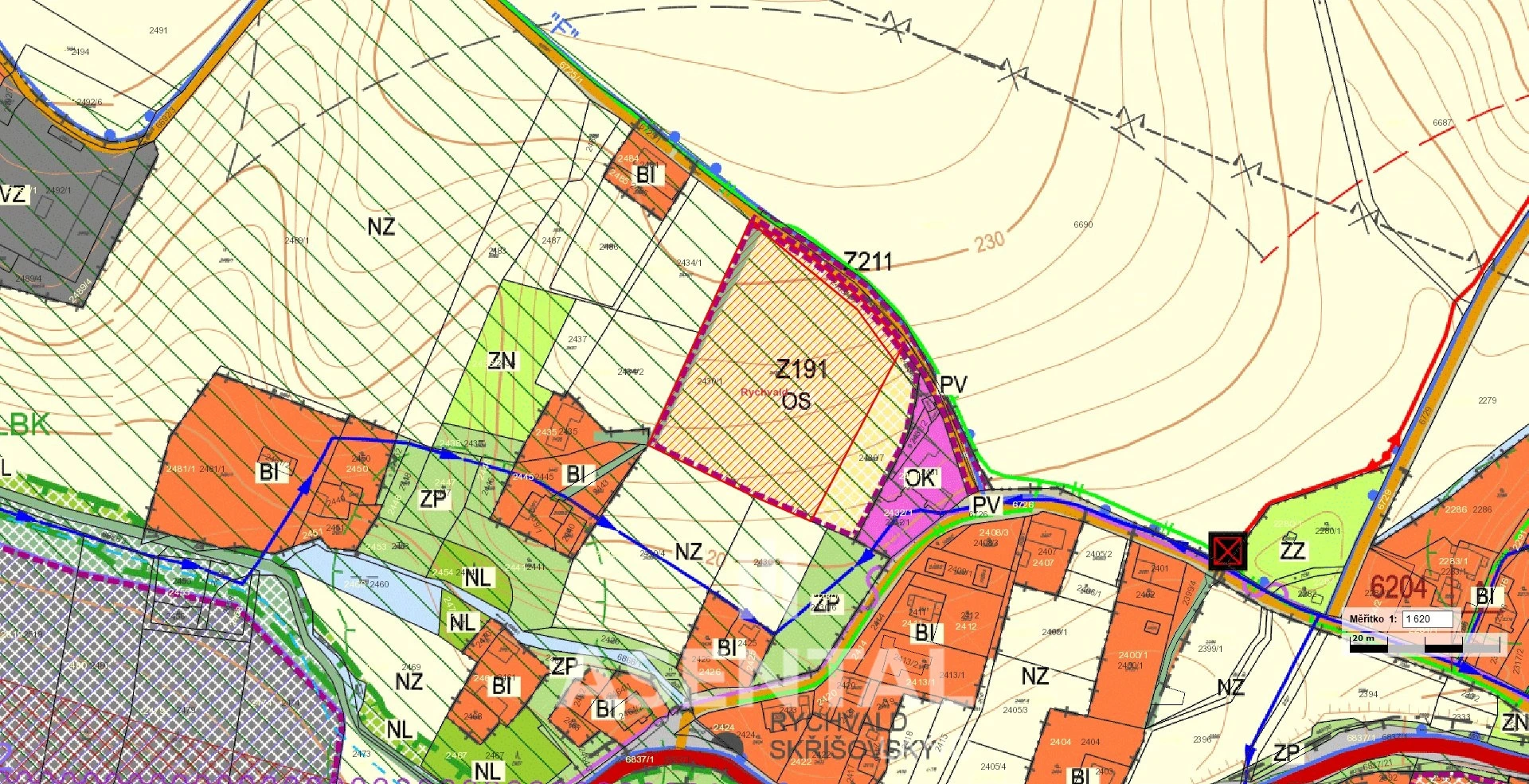 Prodej pozemků, 12 432 m²  Rychvald