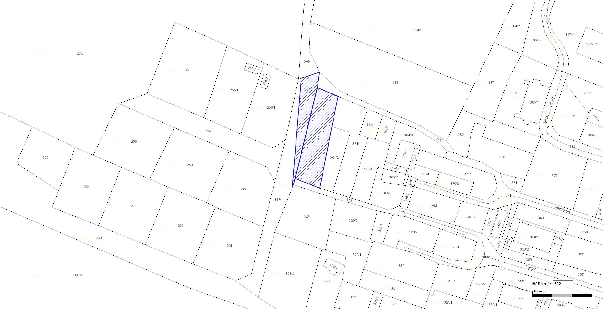 Prodej stavebního pozemku, 866 m² - Slezská Ostrava