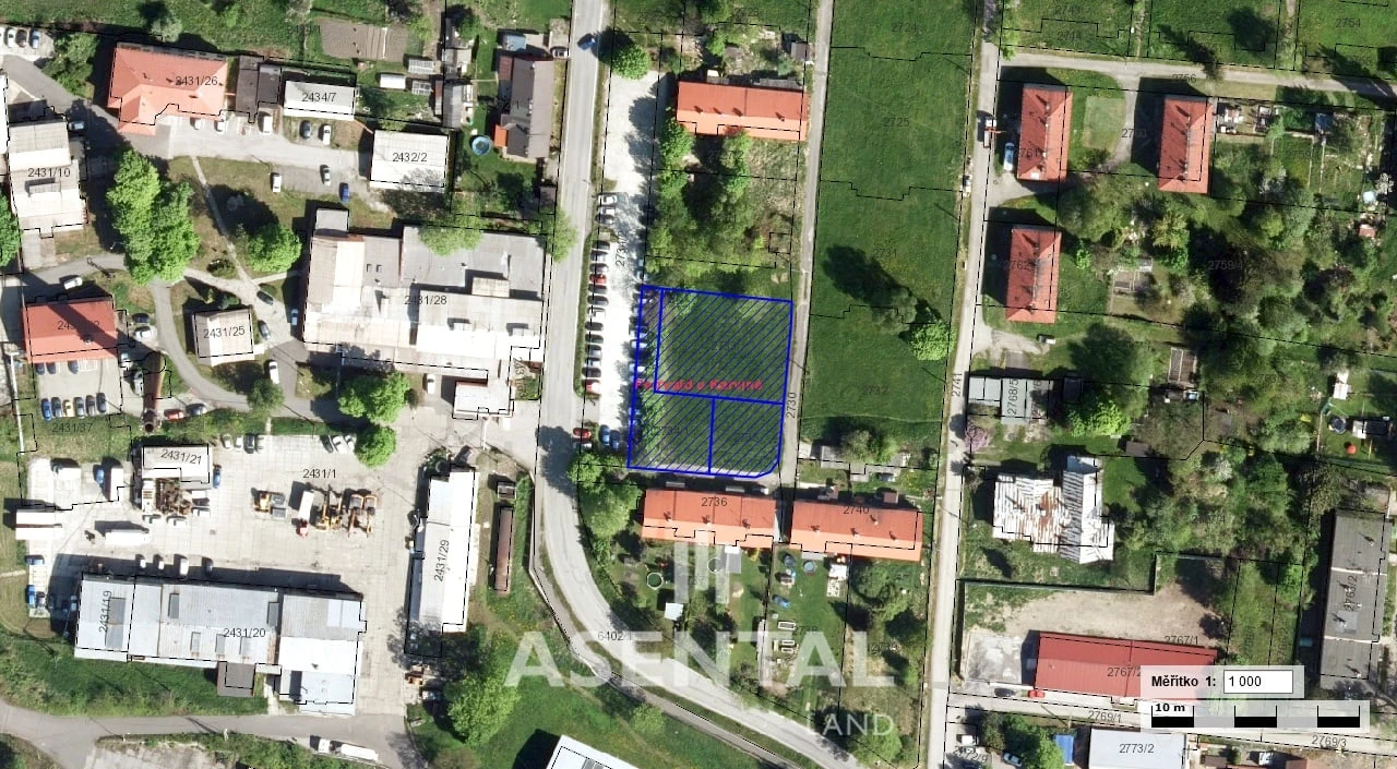 Prodej souboru pozemků o výměře 1 579 m² v k.ú. Petřvald u Karviné