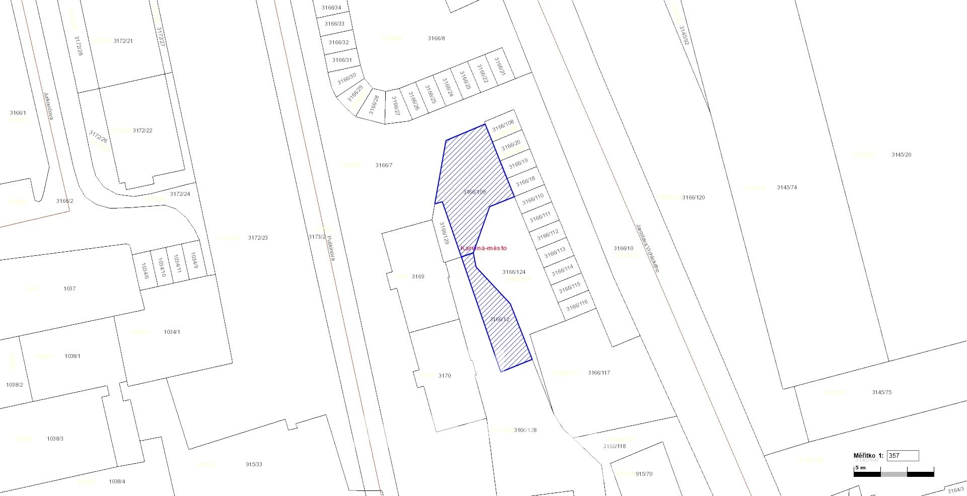 Prodej pozemků, 316 m² - Karviná-město