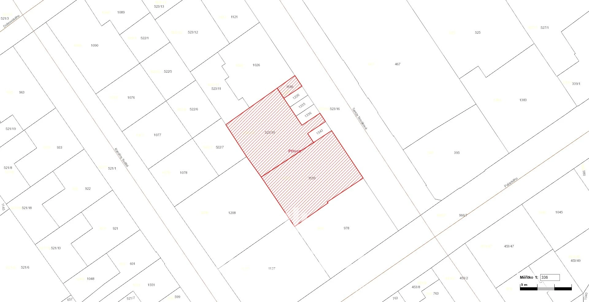 Pozemky pro komerční výstavbu, 787 m² - Ostrava-Přívoz
