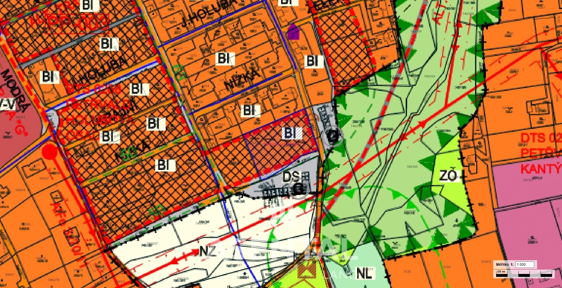 Prodej pozemku o výměře 2 458 m² v k.ú. Petřvald u Karviné