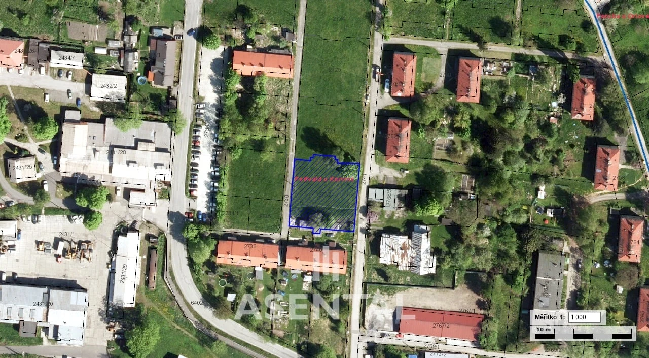 Prodej pozemku o výměře 1 245 m² v k.ú. Petřvald u Karviné